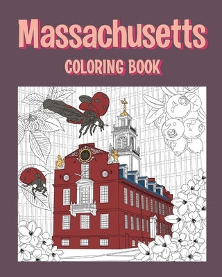 Massachusetts Coloring Book by Paperland