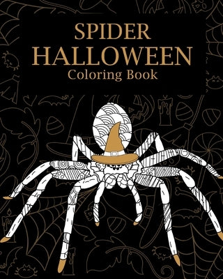 Spider Halloween Coloring Book by Paperland