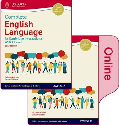 English Language for Cambridge International as & a Level: Print & Online Student Book Pack by Pattison, Julian