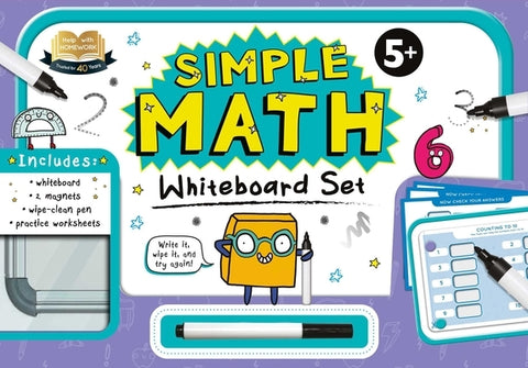 Help with Homework: Simple Math Whiteboard Set: Early Learning Box Set for 5+ Year-Olds by Igloobooks