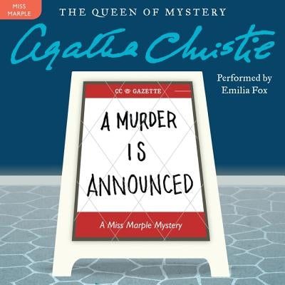 A Murder Is Announced Lib/E: A Miss Marple Mystery by Christie, Agatha