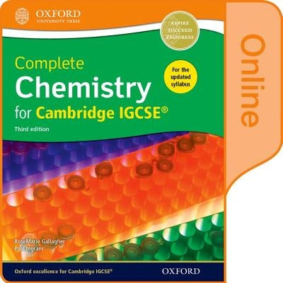 Complete Chemistry for Cambridge Igcserg Online Student Book (Third Edition) by Gallagher, Rosemarie