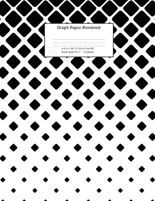 Graph Paper Notebook: Grid Paper Notebook 110 Sheets Large 8.5 x 11 Quad Ruled 5x5 by Zebra