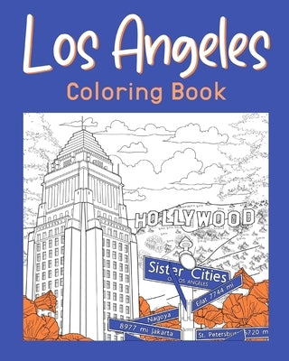 Los Angeles Coloring Book by Paperland