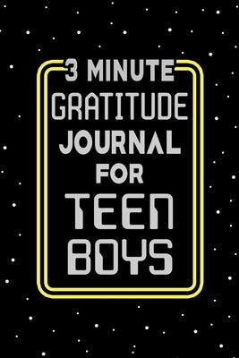 3 Minute Gratitude Journal for Teen Boys by Paperland