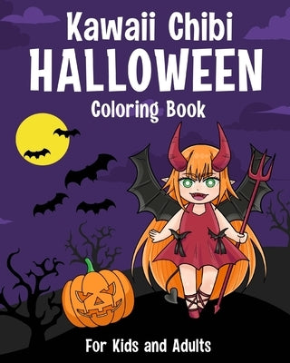 Kawaii Chibi Halloween Coloring Book by Paperland