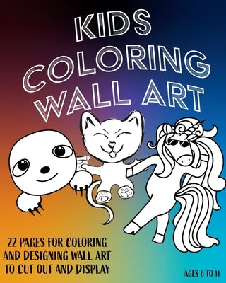 Animals and Inspiration - Kids Coloring Book 8X10 Kids 6 to 11 by Mantablast