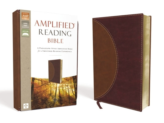 Amplified Reading Bible, Imitation Leather, Brown: A Paragraph-Style Amplified Bible for a Smoother Reading Experience by Zondervan