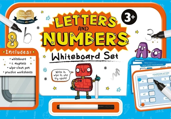 Help with Homework: Letters & Numbers Whiteboard Set: Early Learning Box Set for 3+ Year-Olds by Igloobooks