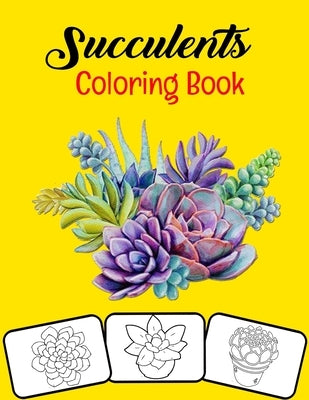 Succulents Coloring Book: 30 Different Succulent Coloring Pages for Kids and Girls Who Loves Gardening, Cactus and Succulents by House, Tulip Press