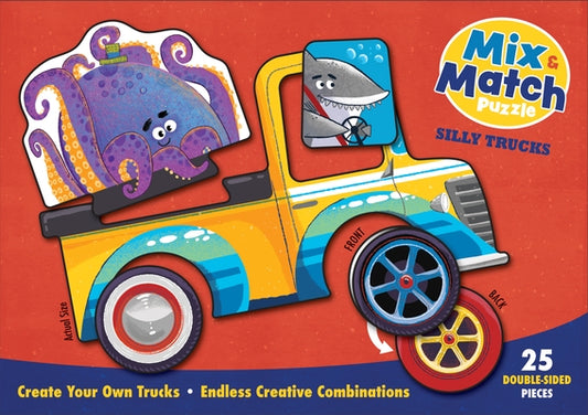 Mix & Match Puzzle: Silly Trucks by Duopress Labs
