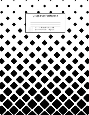 Graph Paper Notebook: Grid Paper Notebook 110 Sheets Large 8.5 x 11 Quad Ruled 5x5 by Zebra