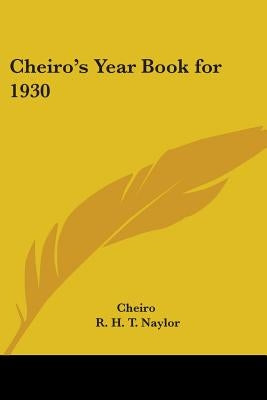 Cheiro's Year Book for 1930 by Cheiro