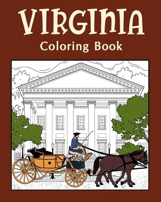 Virginia Coloring Book, Adult Coloring Pages by Paperland