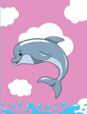 Dolphin Composition Book: Pink Notebook Wide Ruled Paper by Journals4fun