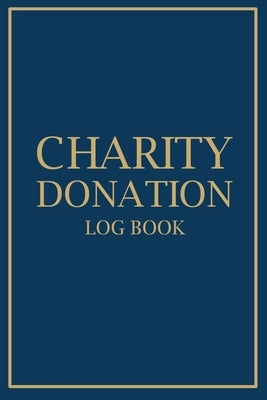 Charity Donation Log Book by Paperland