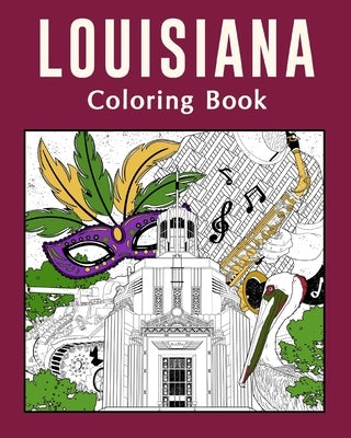 Louisiana Coloring Book by Paperland