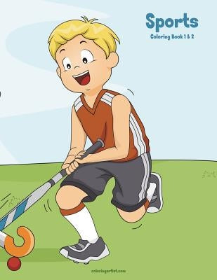 Sports Coloring Book 1 & 2 by Snels, Nick